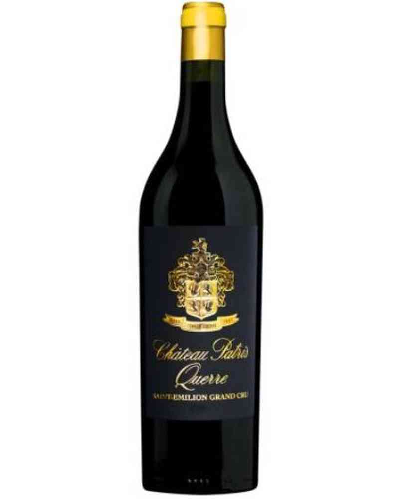 Château Patris Querre St. Emilion Grand Cru Rotweinflasche aus dem Jahr 2016, edler französischer Rotwein in eleganter Flasche
